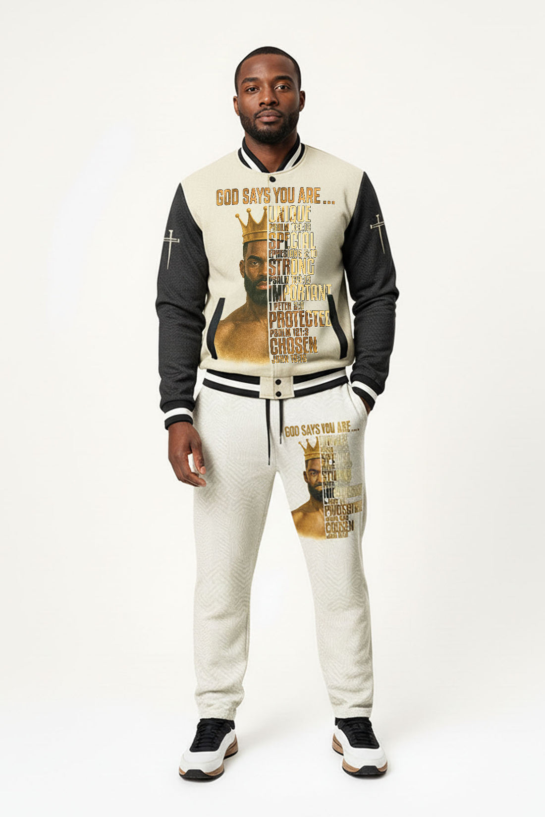 God Says You Are Baseball Jacket