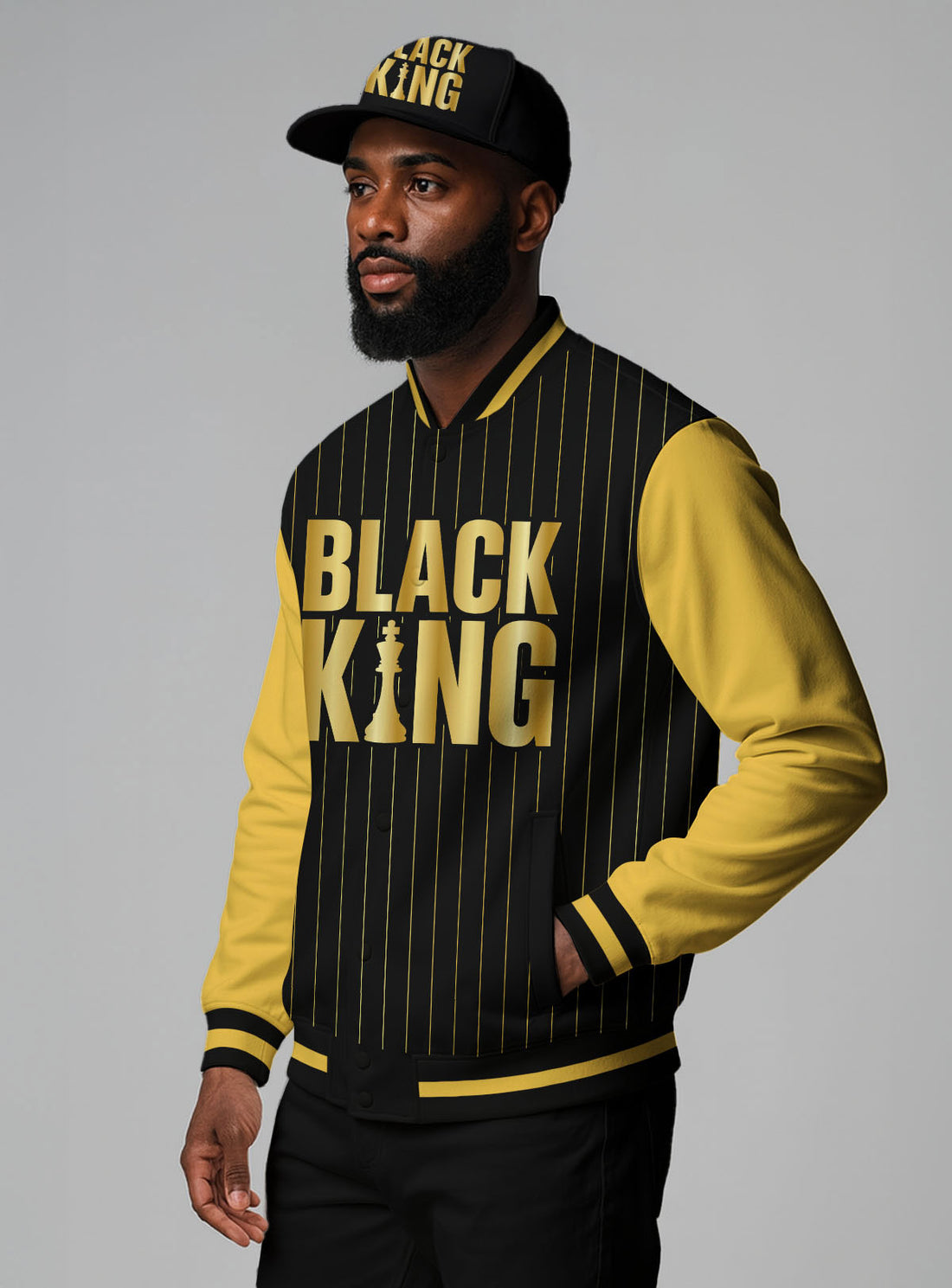 "King Energy" Baseball Jacket