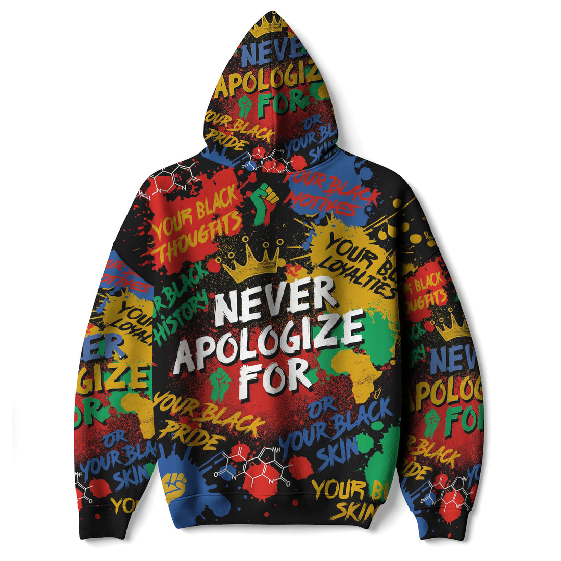 Never Apologize For Being Black Hoodie