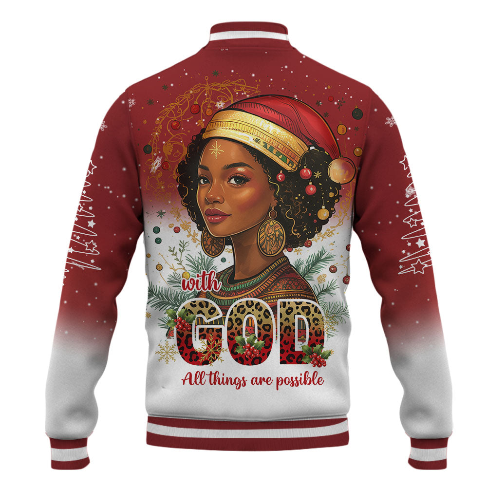 Faith & Festivity Baseball Jacket