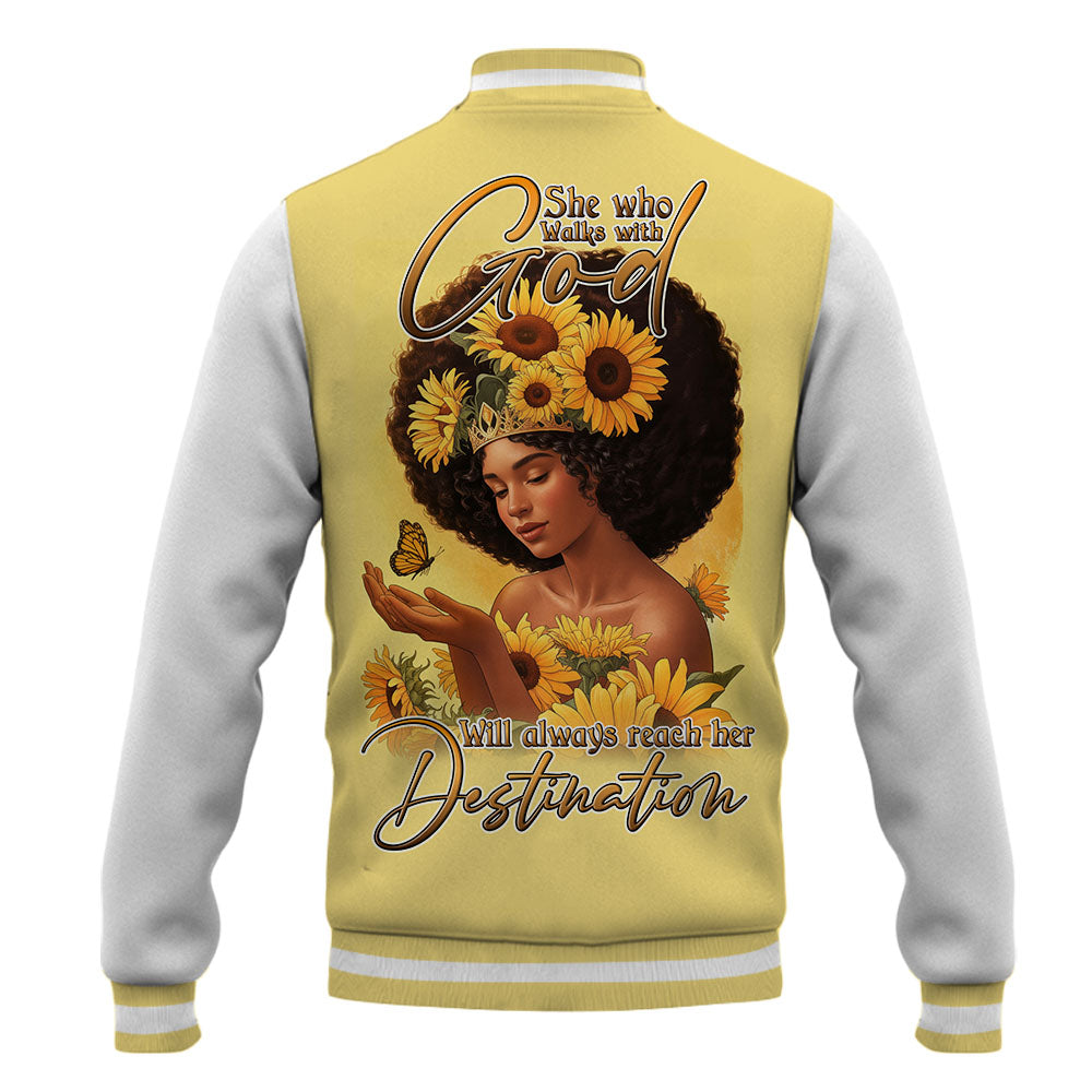 Walk With God Baseball Jacket