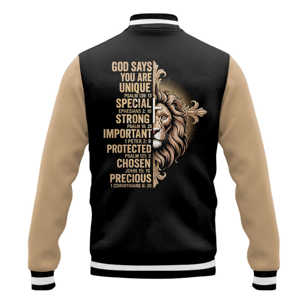 Woman Of God Baseball Jacket