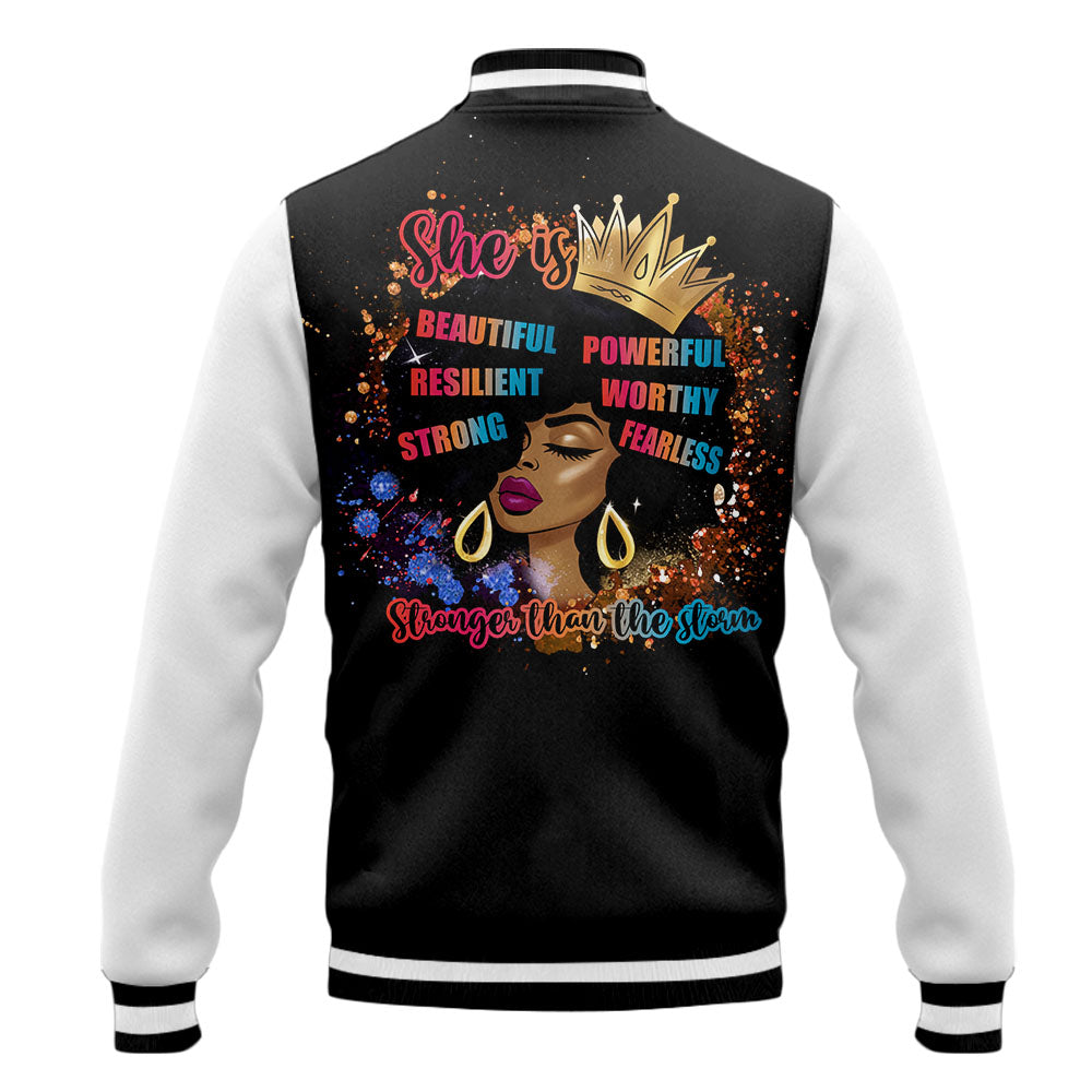 Black Queen Baseball Jacket