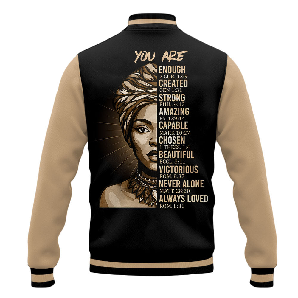 You Are Blessed Baseball Jacket