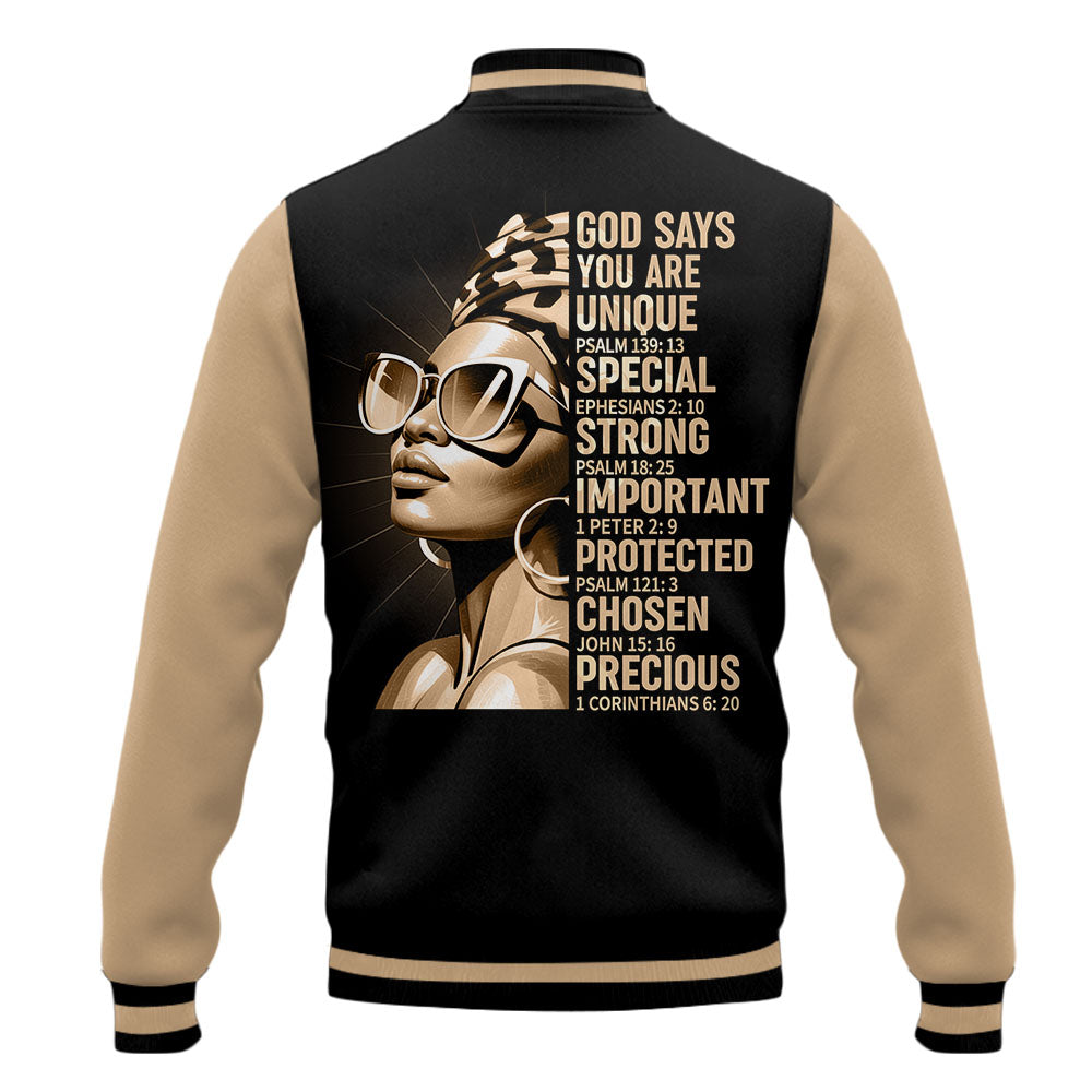 God Got Me Baseball Jacket