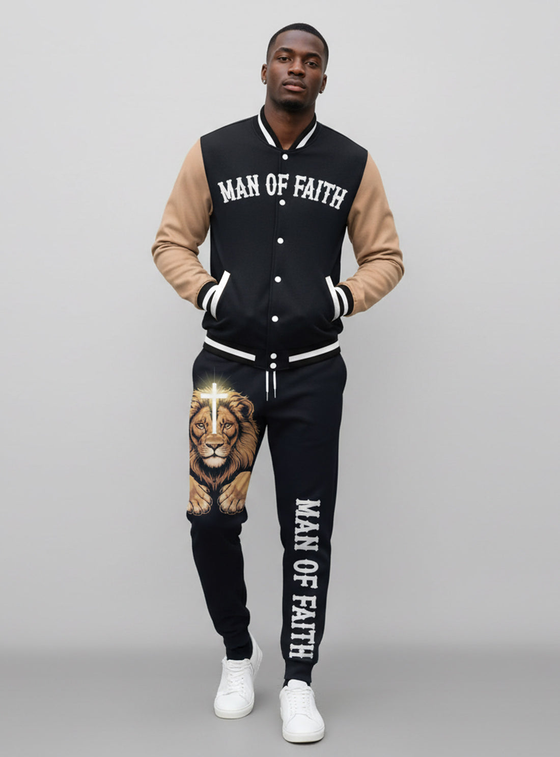 Man Of Faith Baseball Jacket