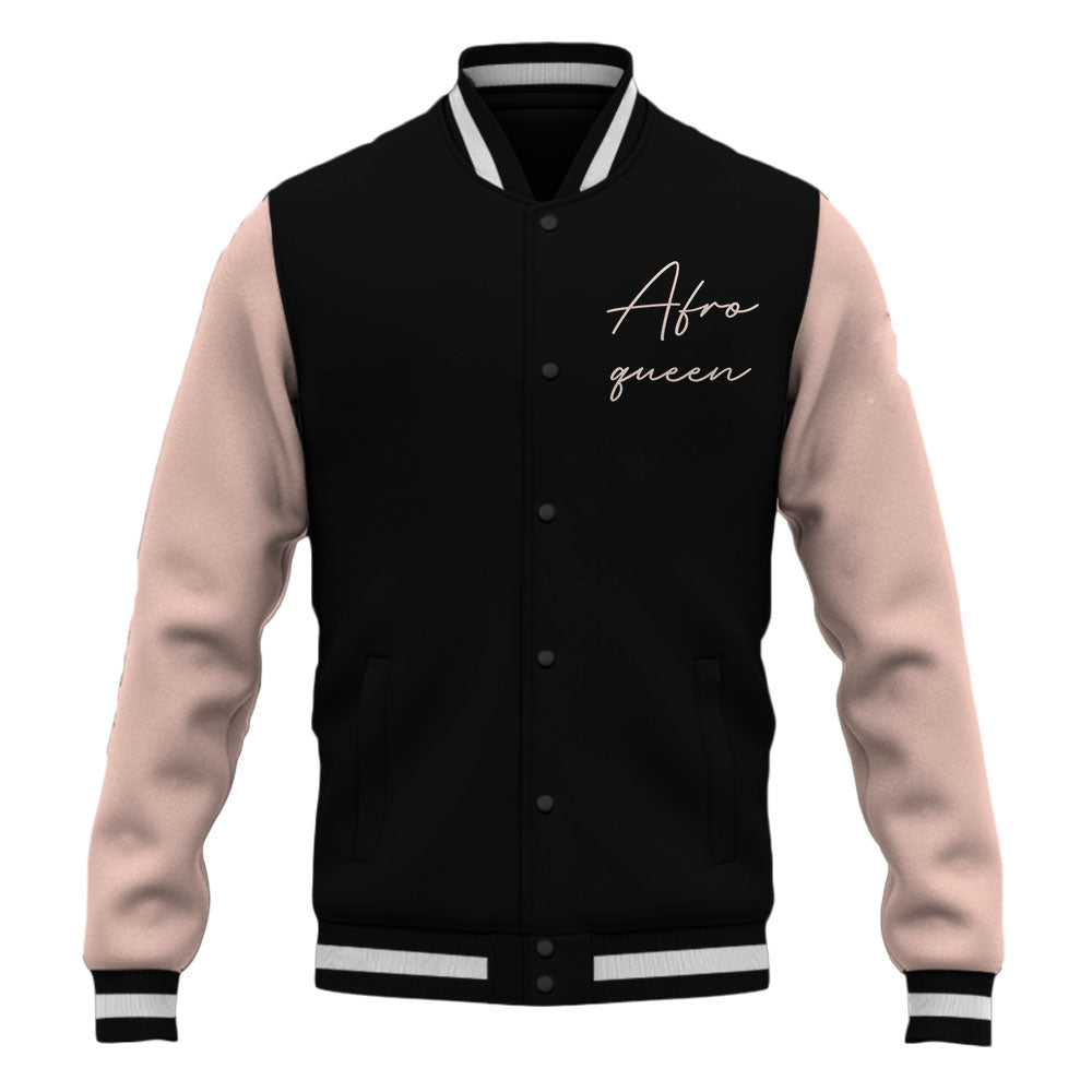 Afro Queen Baseball Jacket
