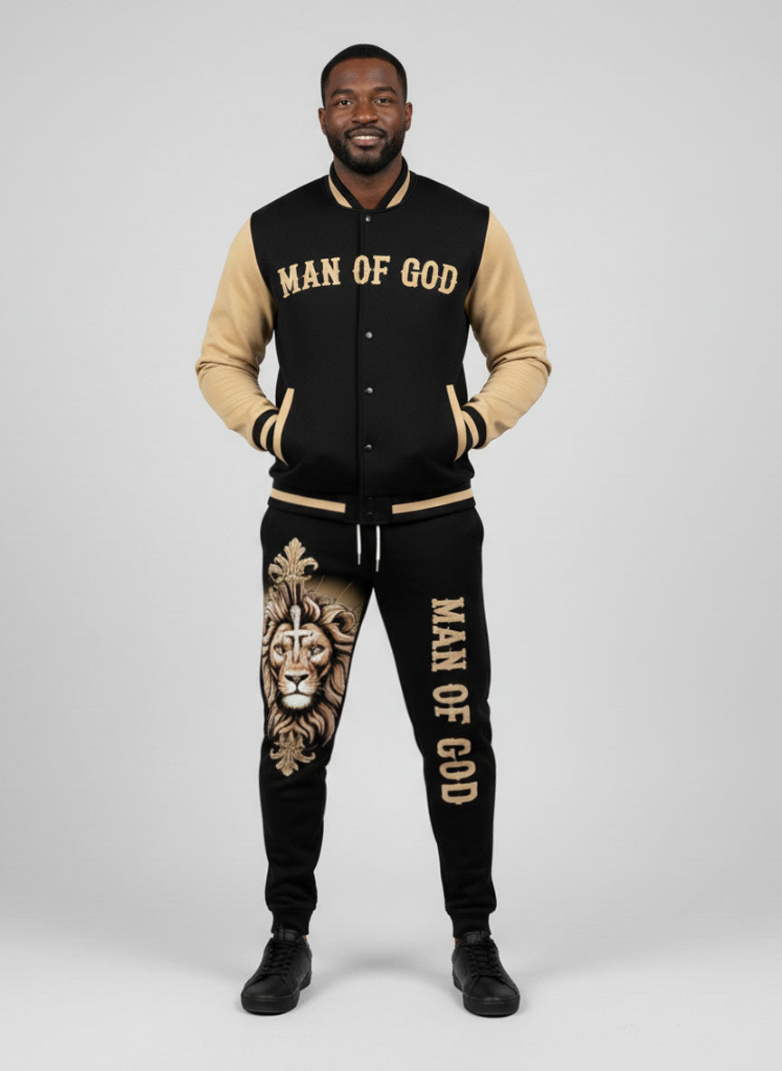 Man Of God Baseball Jacket