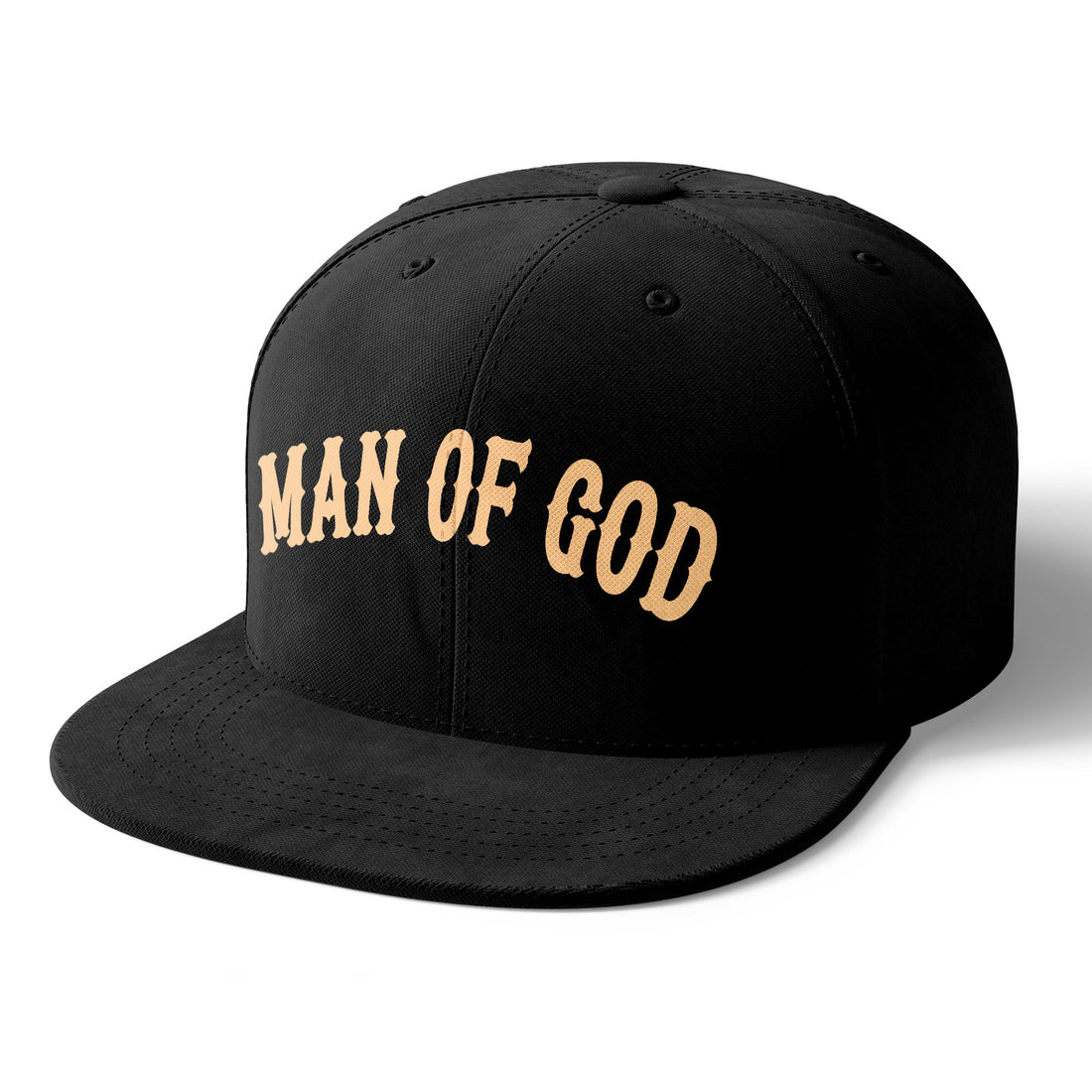 Black Man Of God Snapback Hat
