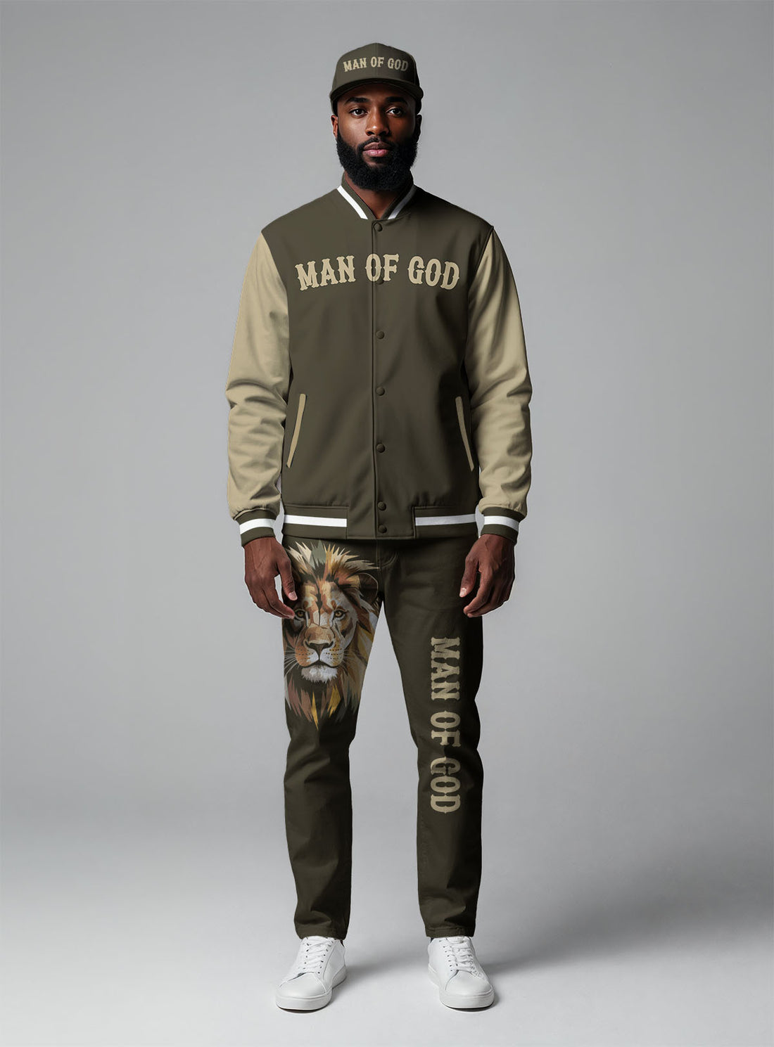 "God Say" Baseball Jacket
