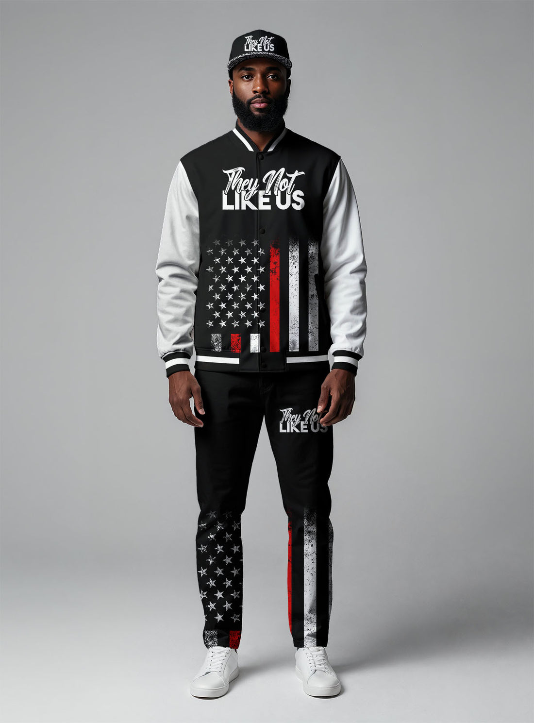 "Black Blessed" Baseball Jacket