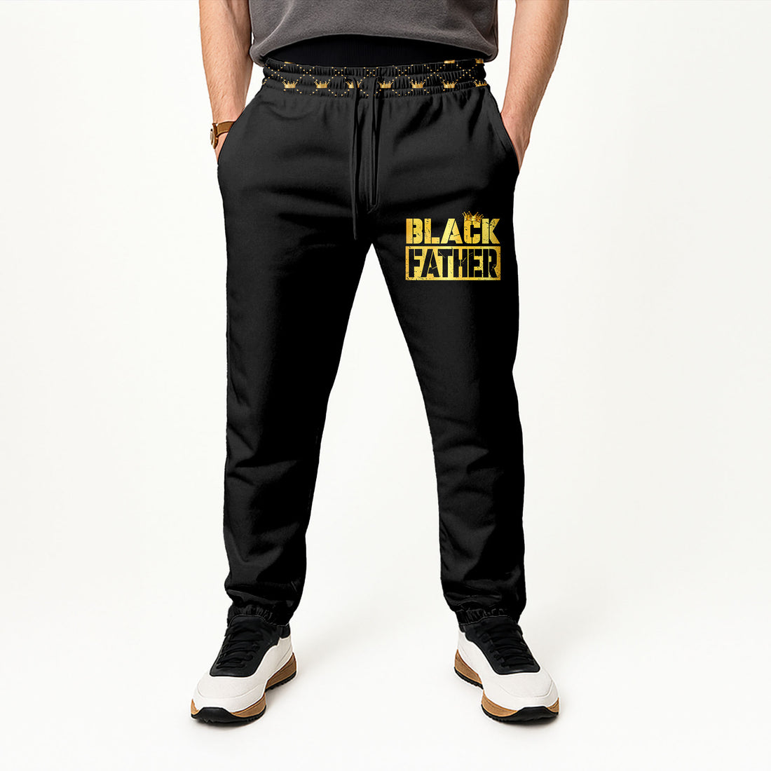 Black Father Black Leader Black King Joggers