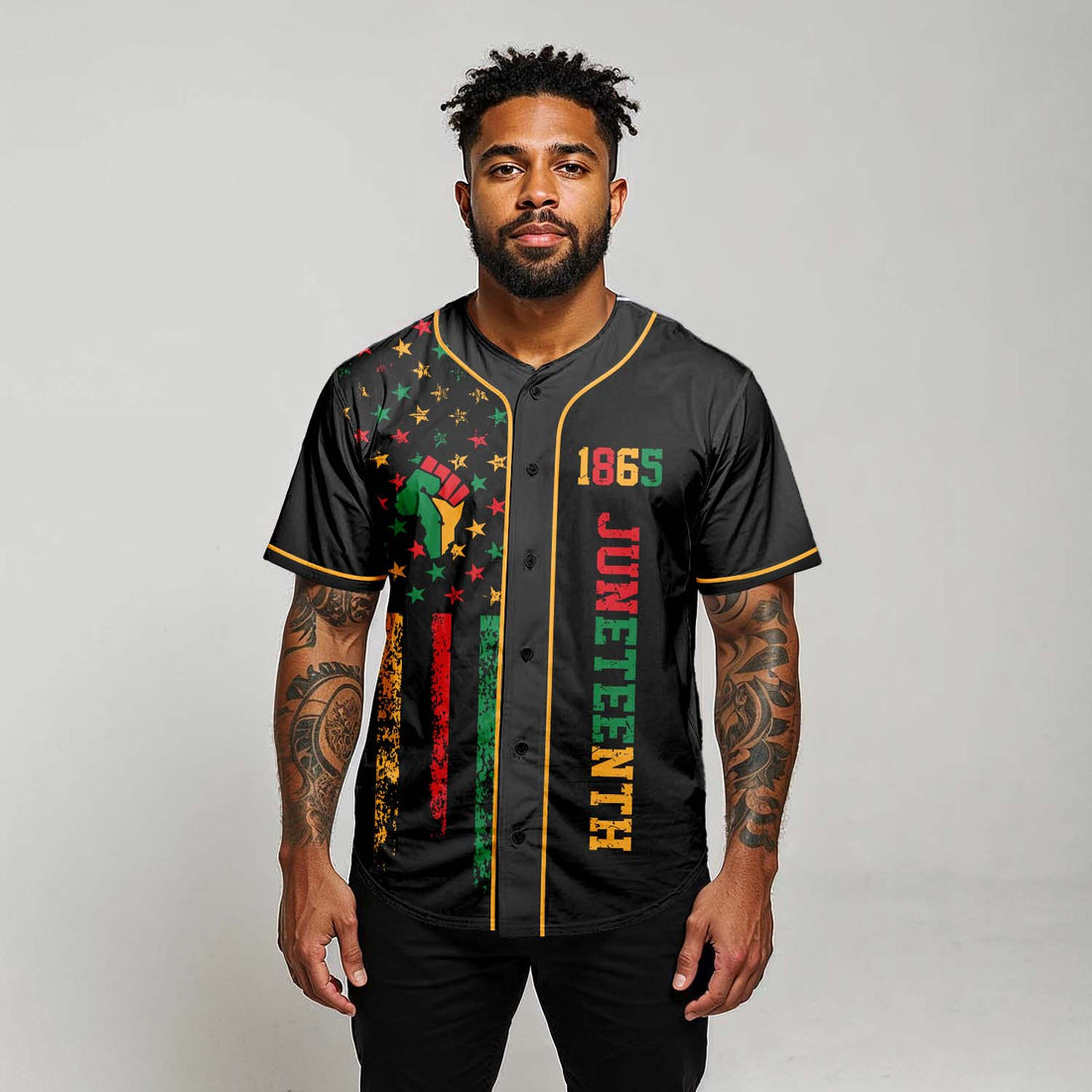 Personalized Juneteenth Is My Independence Day Baseball Jersey