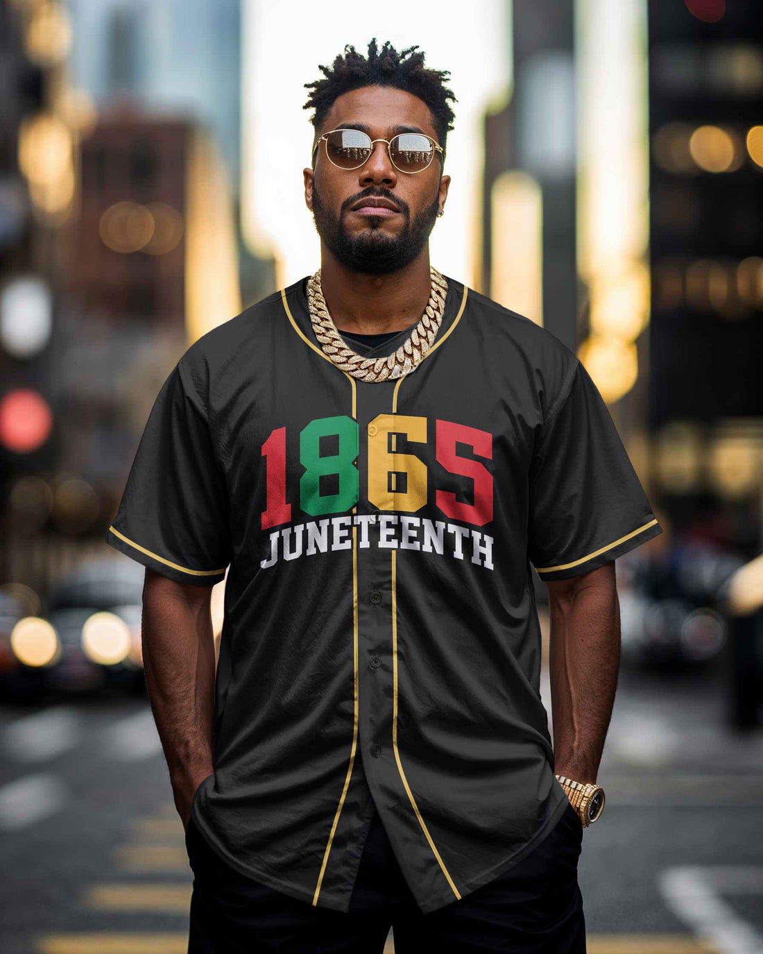 Personalized Juneteenth 1865 Baseball Jersey