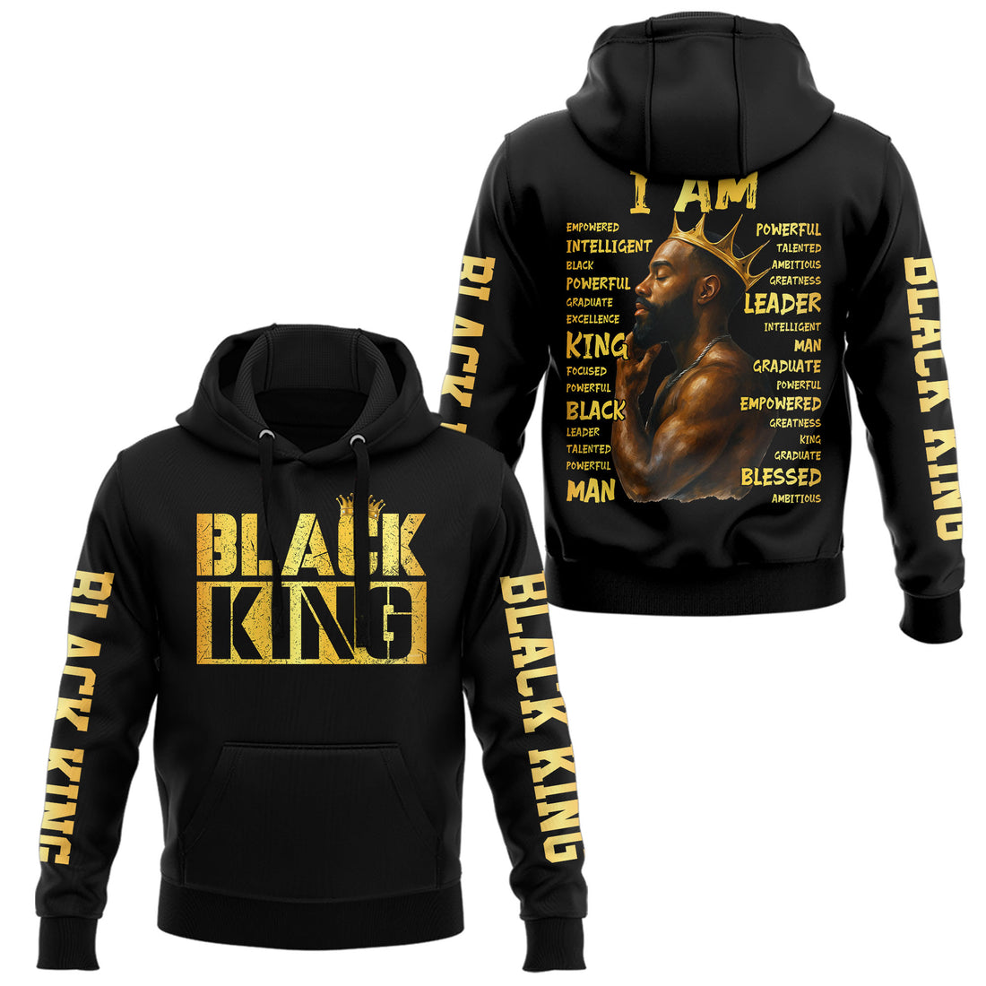 "Golden King" Hoodie & Joggers Bundle