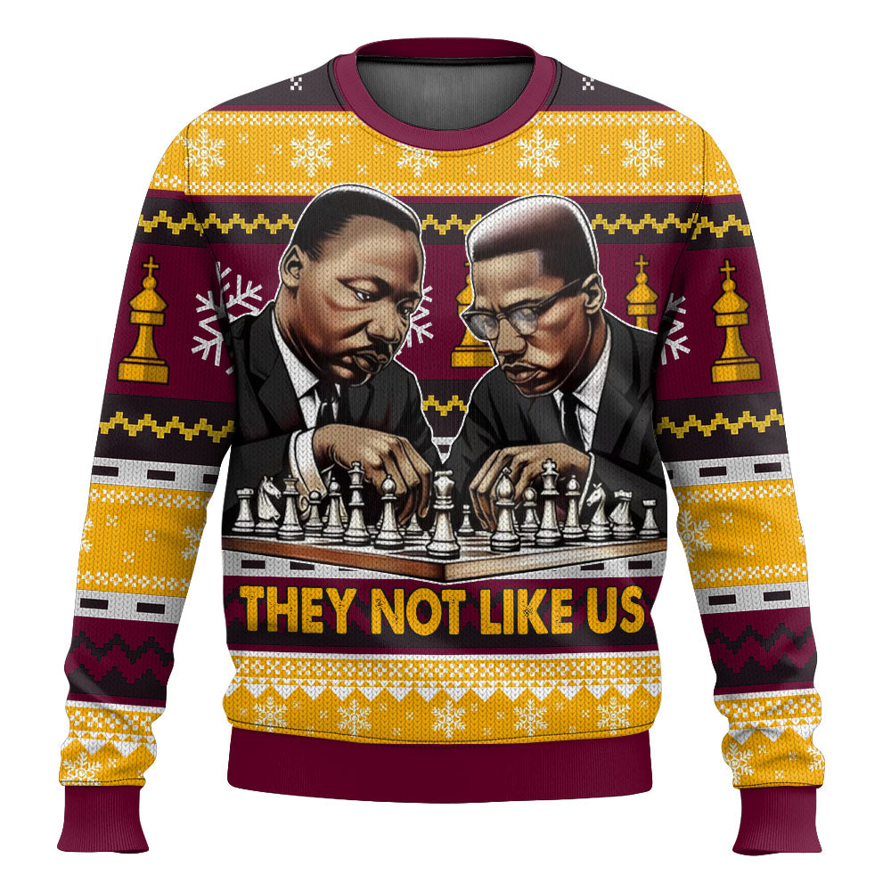 They Not Like Us Ugly Christmas Sweatshirt