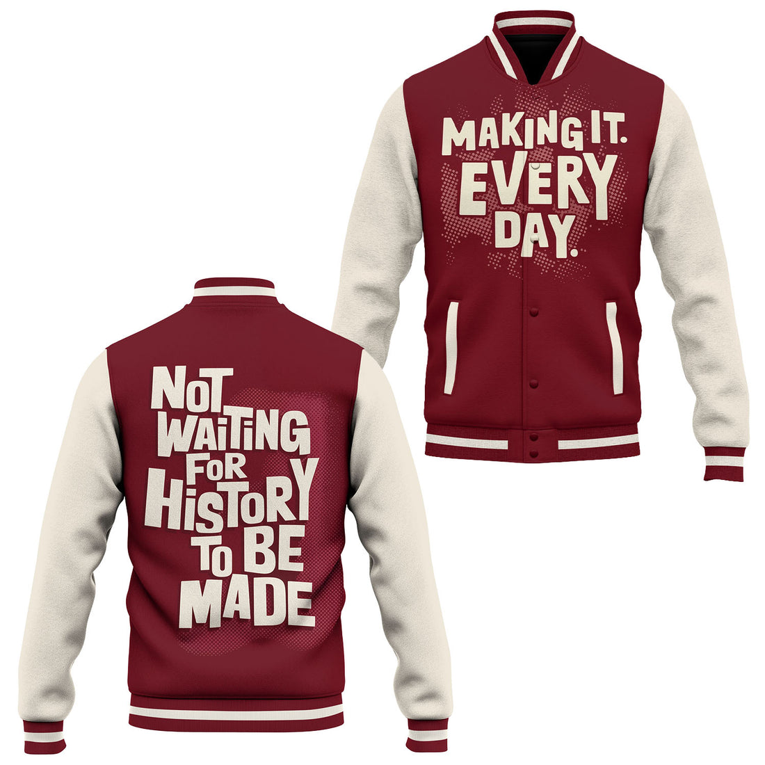 Making It Every Day Baseball Jacket & Hat Bundle