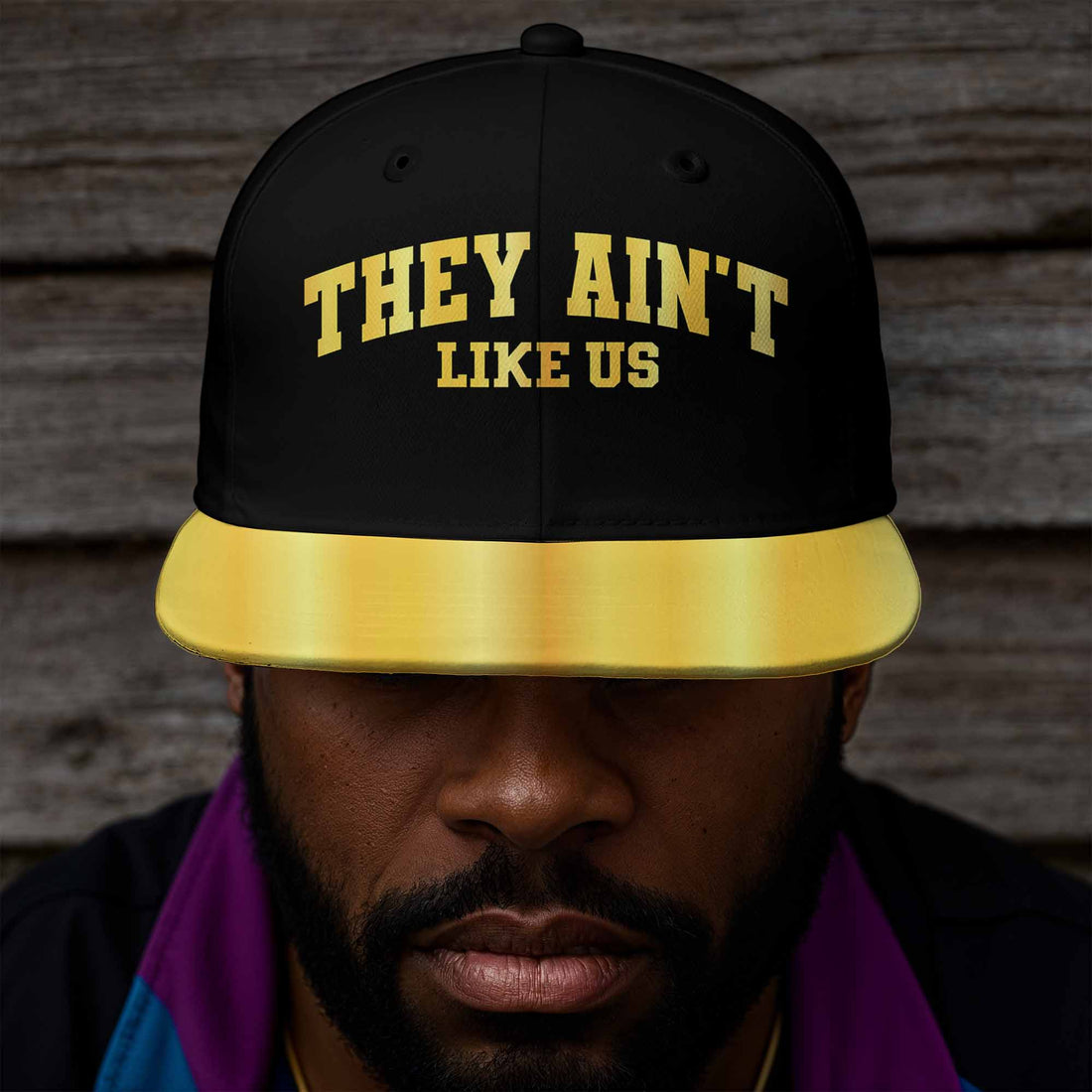 Black They Not Like Us Snapback Hat