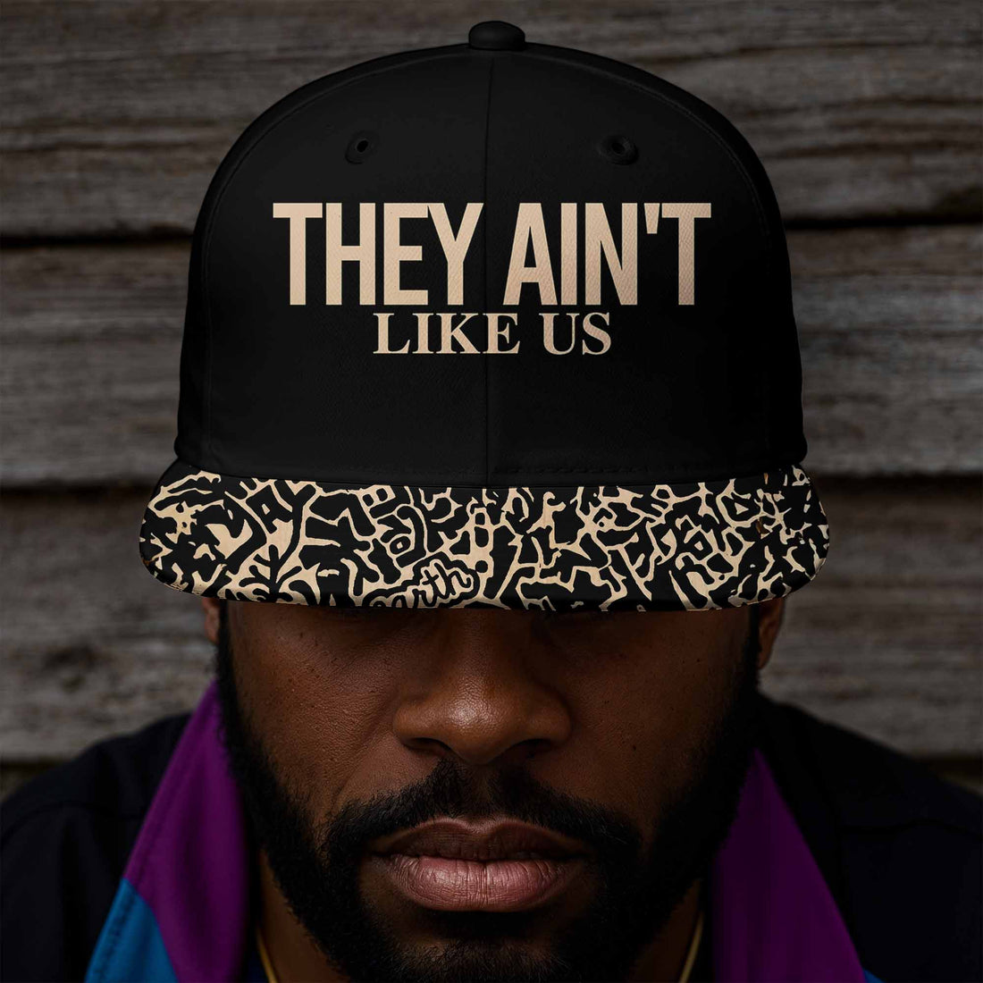 Never Apologize For Black Snapback Hat