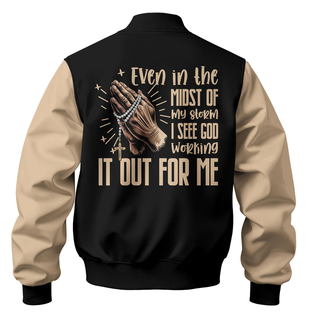Blessed Through Storms Bomber Jacket