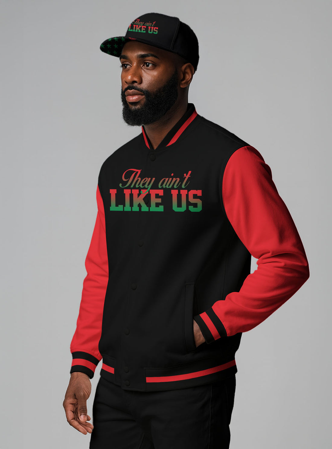 "African Roots" Baseball Jacket & Hat Bundle