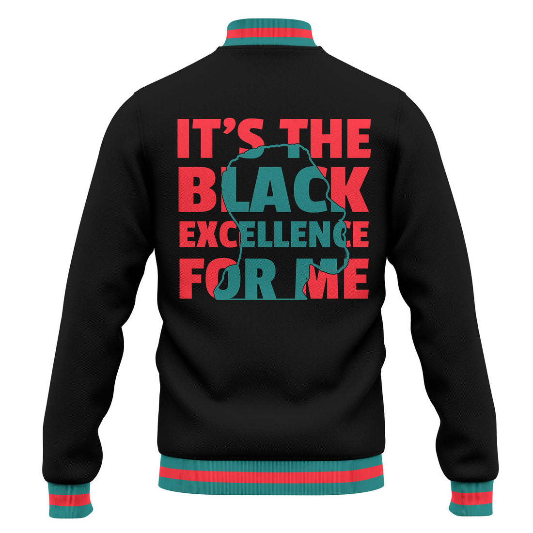 Black Excellence Baseball Jacket