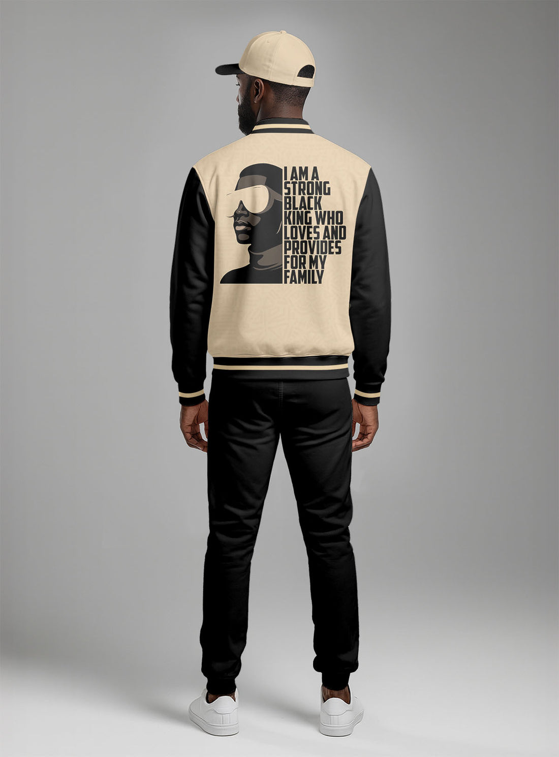 Family Over Everything Baseball Jacket & Hat Bundle