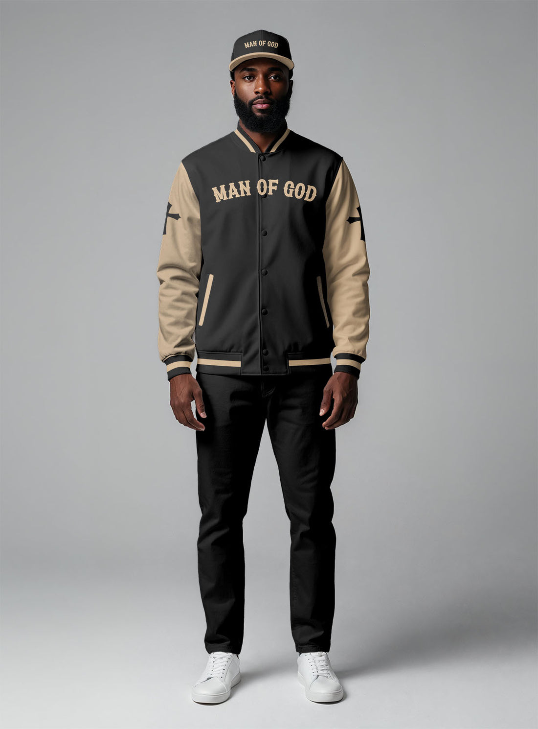 Rooted Strength Baseball Jacket & Hat Bundle