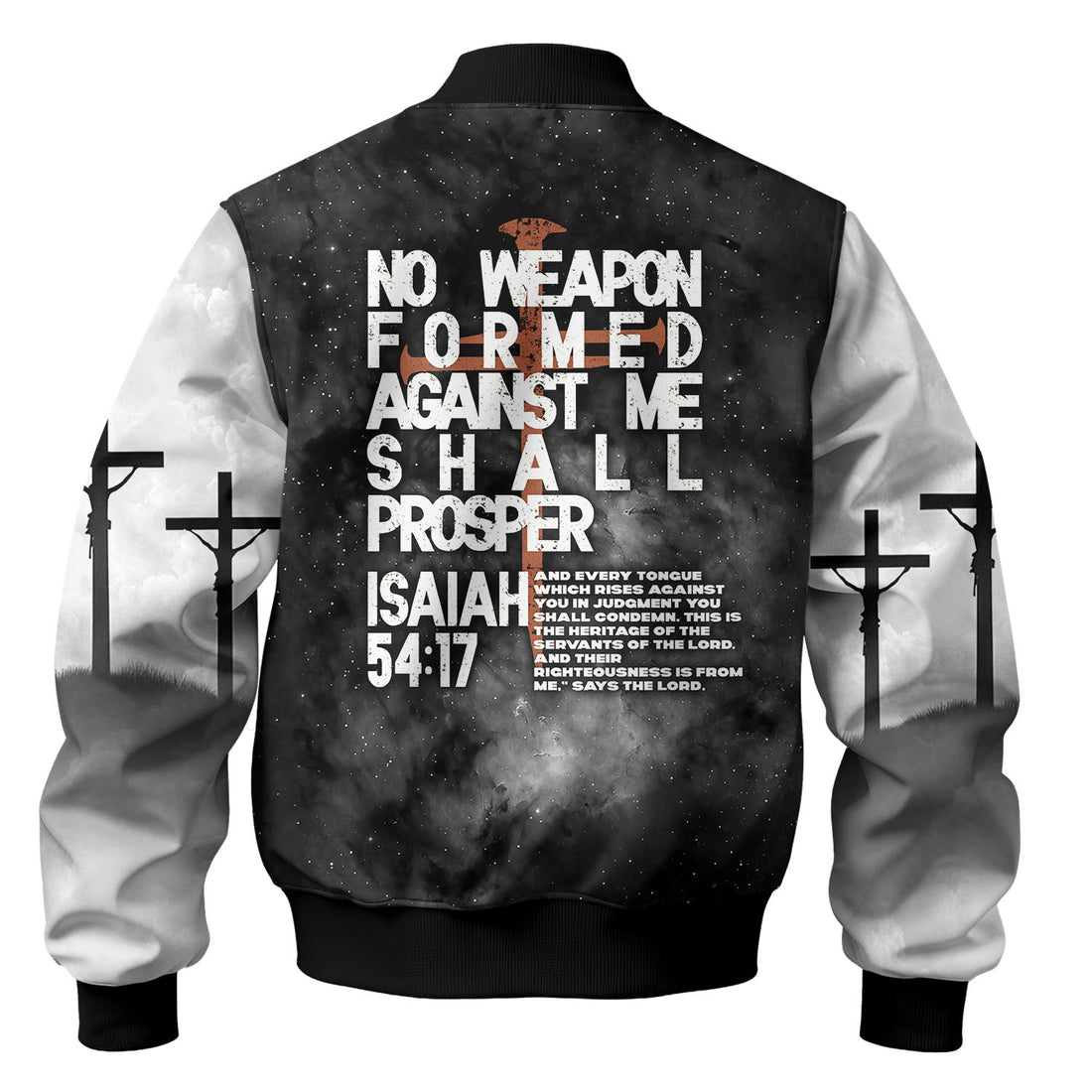 No Weapon Christian Bomber Jacket