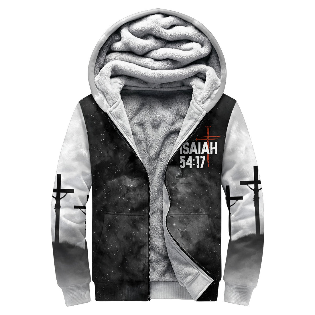 "No Weapon Christian" Fleece Hoodie