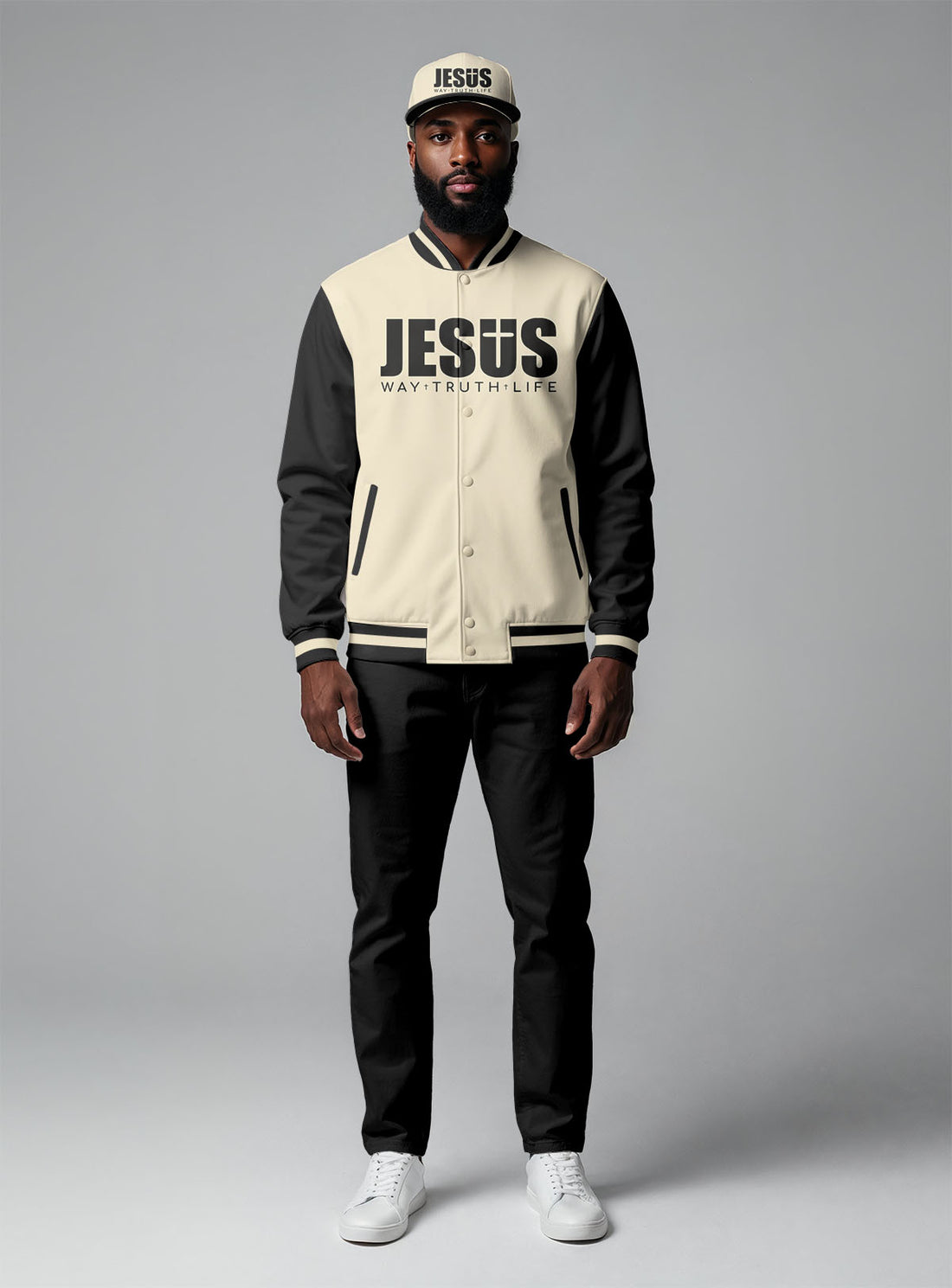 God Is My Light Baseball Jacket & Hat Bundle
