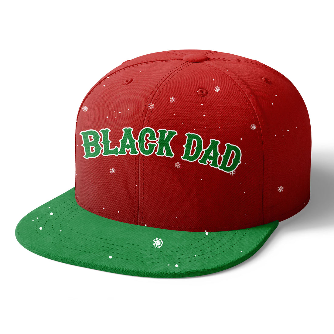 Black Dad Snapback Hat