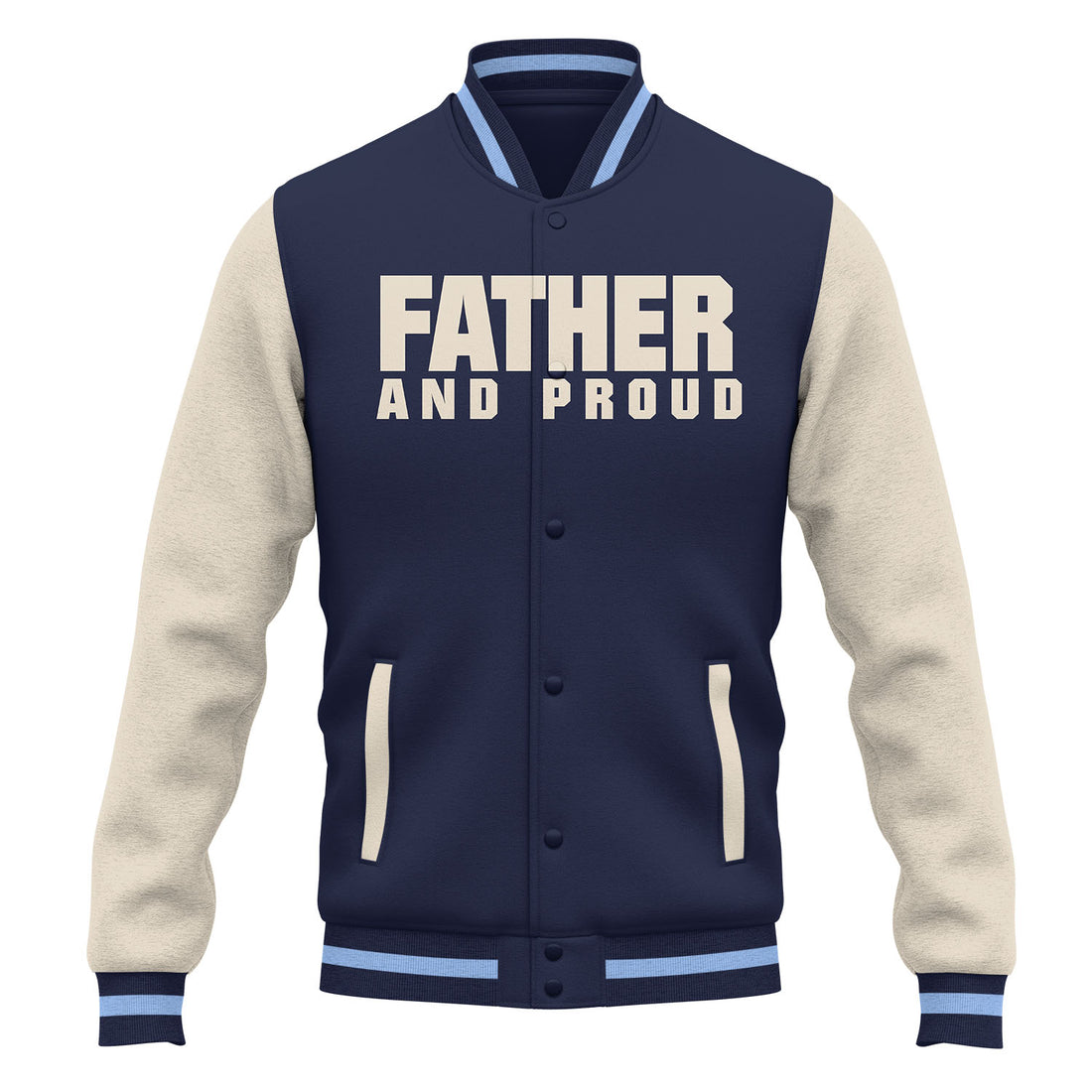 Father And Proud Baseball Jacket