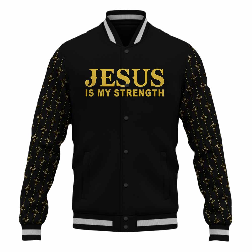 "Strength" Baseball Jacket Christmas Miracle Bundle