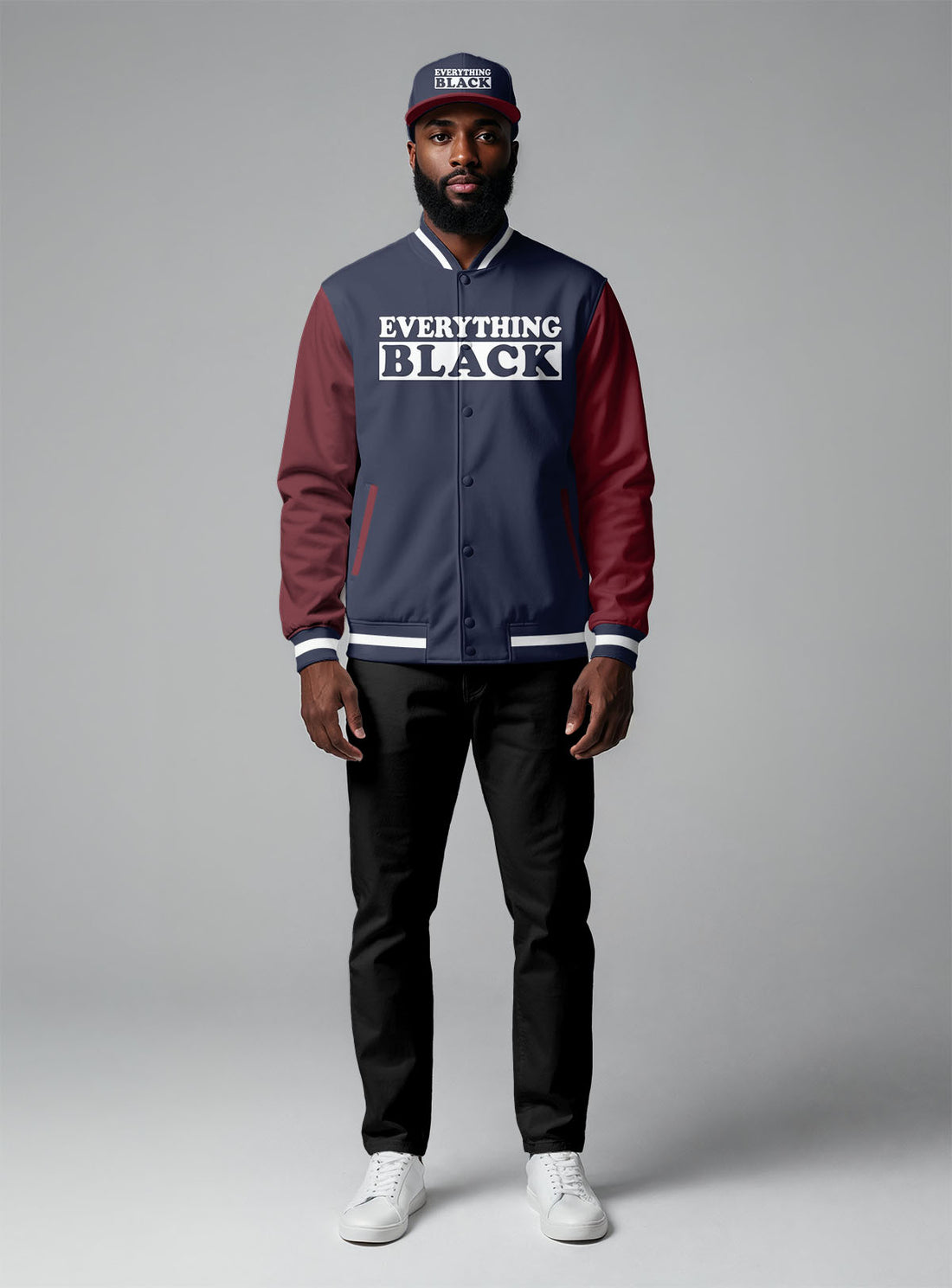 Lifetime Black Baseball Jacket & Hat Bundle