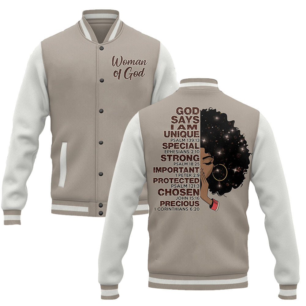 God Say You Are Baseball Jacket & Hat Bundle