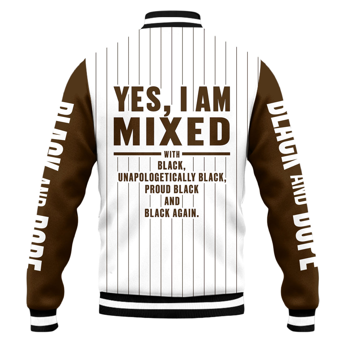 "Dope Black" Baseball Jacket
