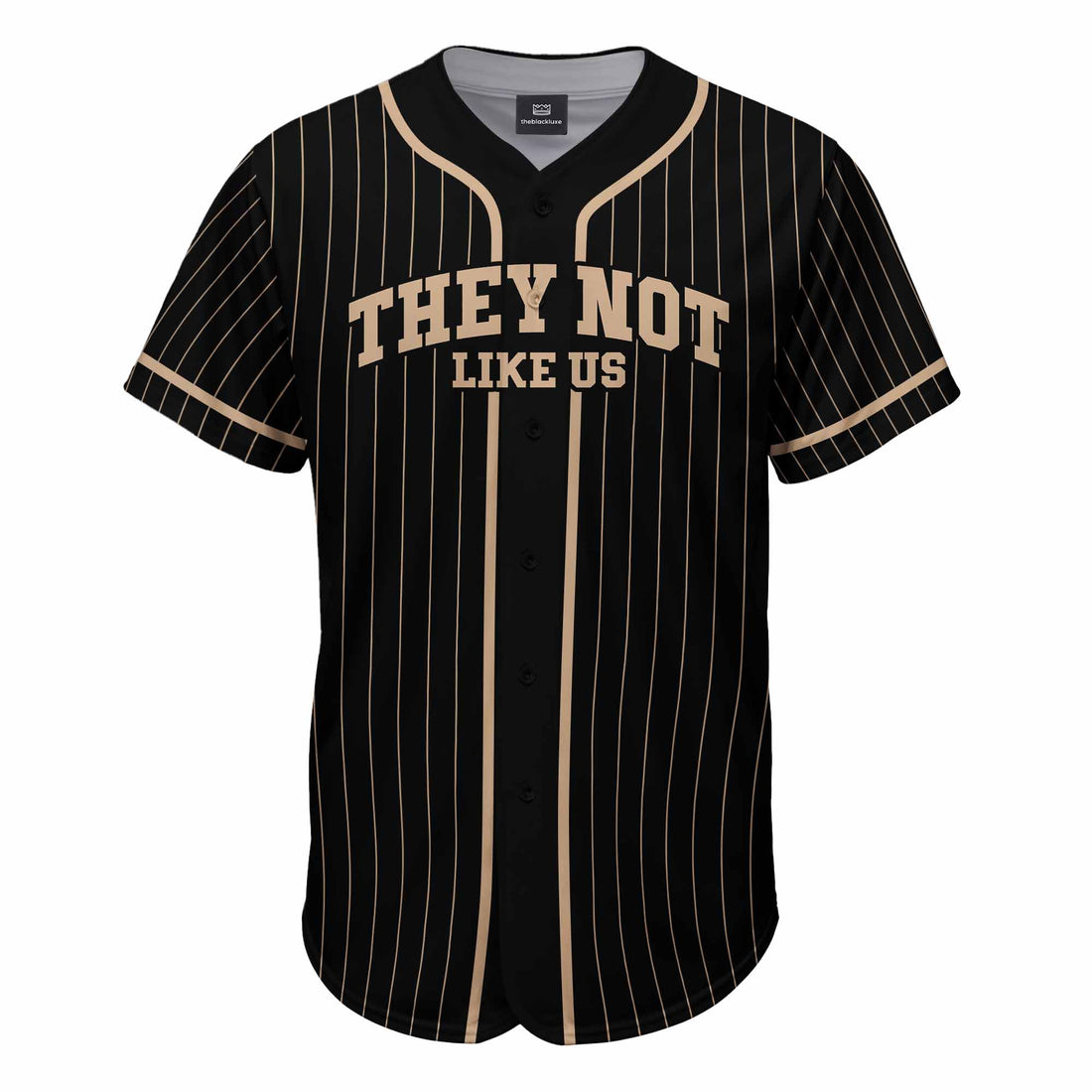They Not Like Us Black White Baseball Jersey