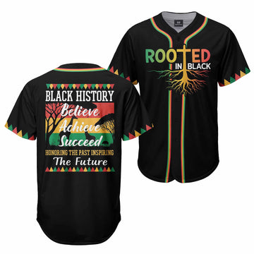 Believe Achieve Succeed Baseball Jersey