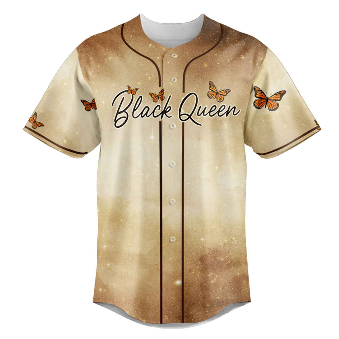 Black Queen Baseball Jersey