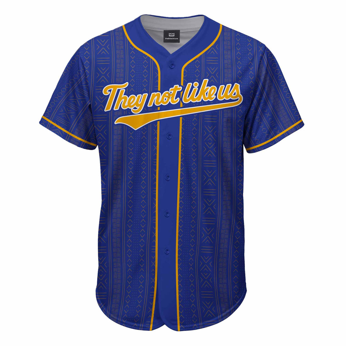 Lightly melanated Hella Black Baseball Jersey