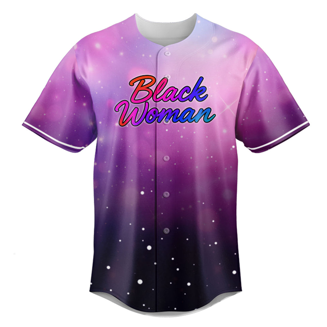 Black Woman Baseball Jersey