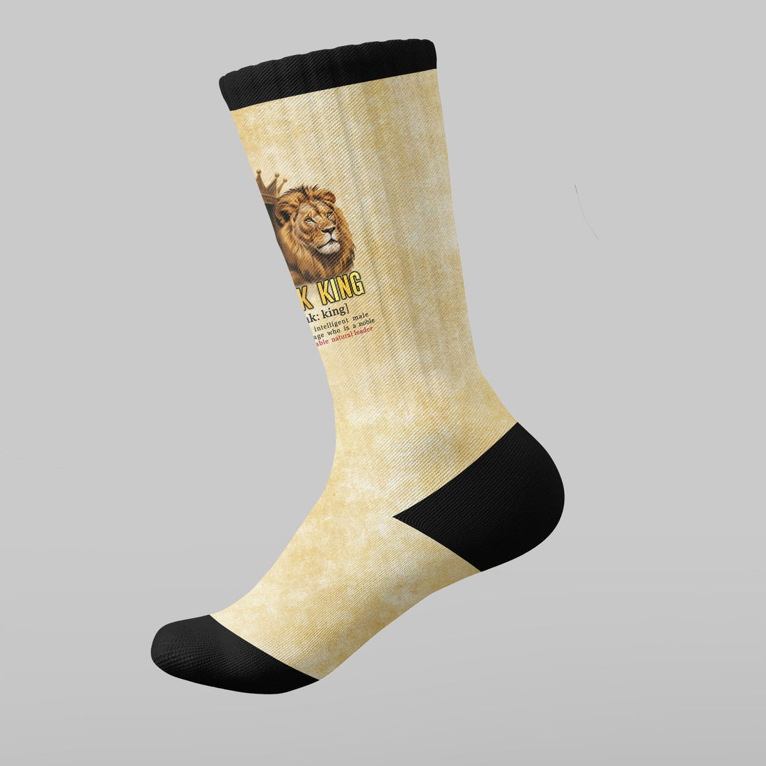 Black King Gold Socks