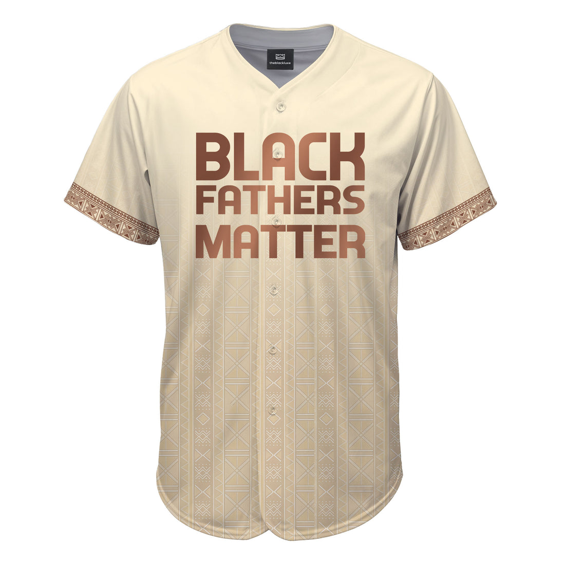 Proud Black Father Tribal Baseball Jersey