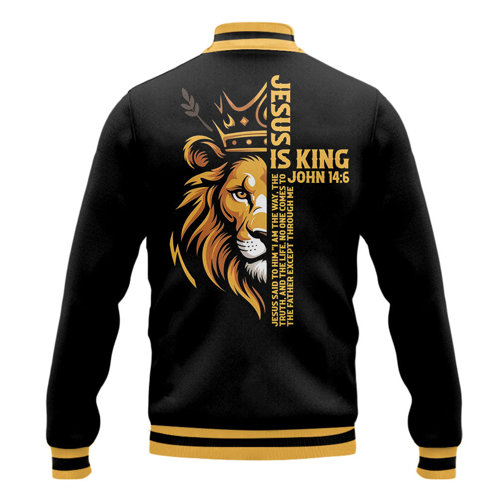 Jesus Is King Baseball Jacket