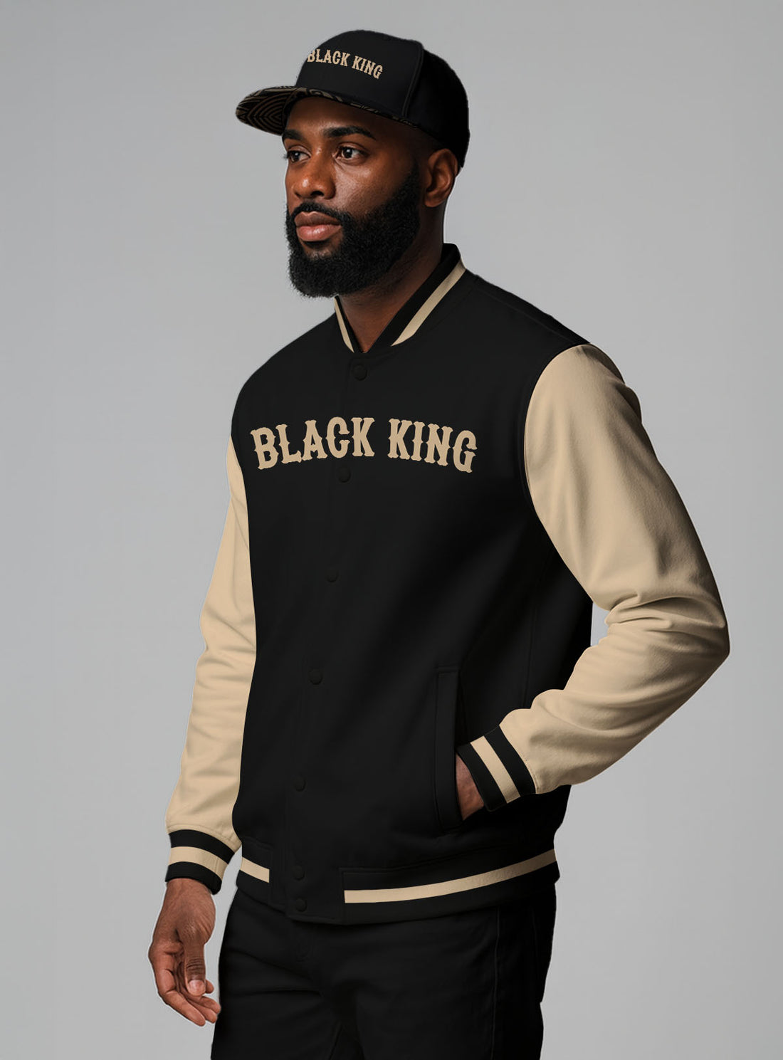 "Noble King" Baseball Jacket
