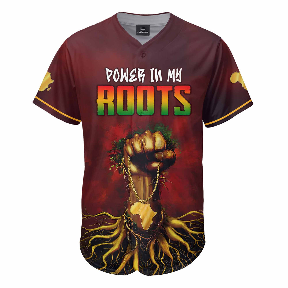 Power In My Roots Baseball Jersey