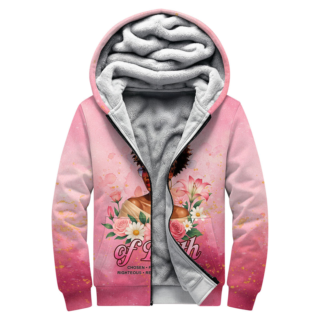 Woman Of Faith Fleece Hoodie
