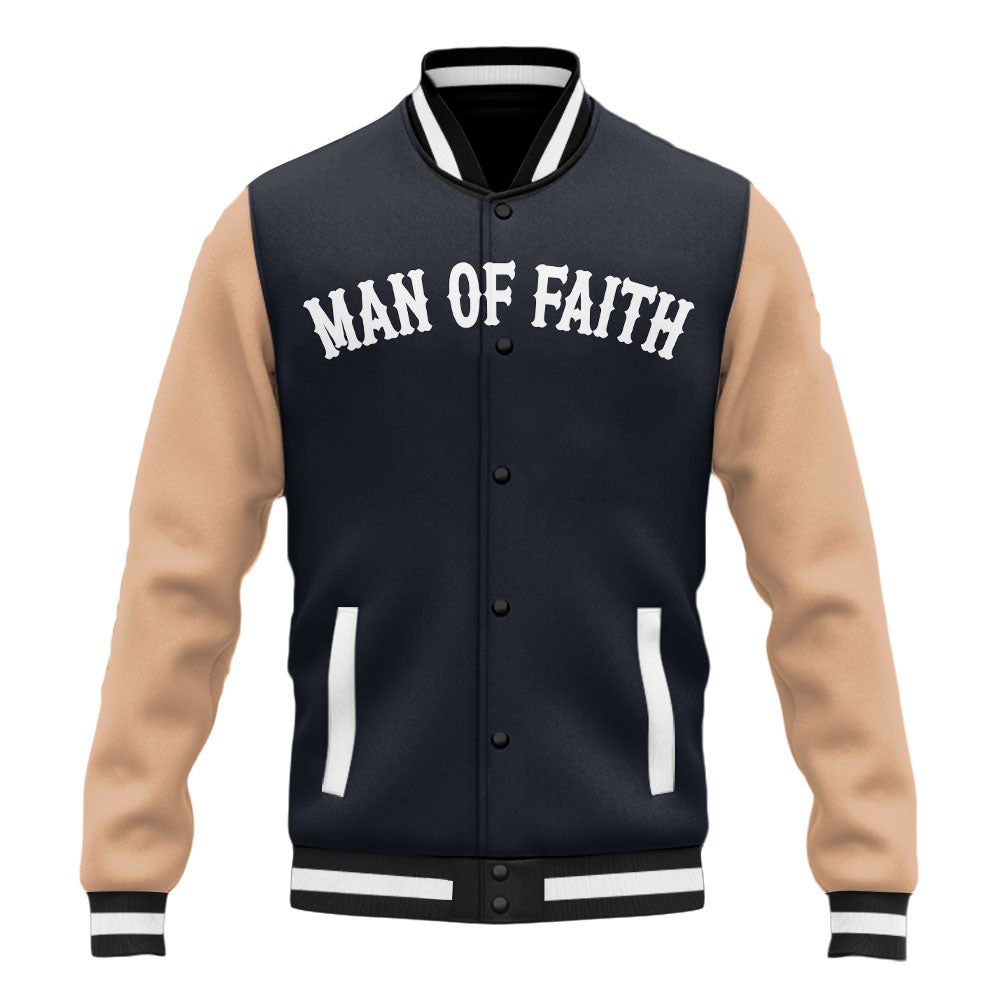 “Man of Faith” Baseball Jacket Christmas Miracle Bundle