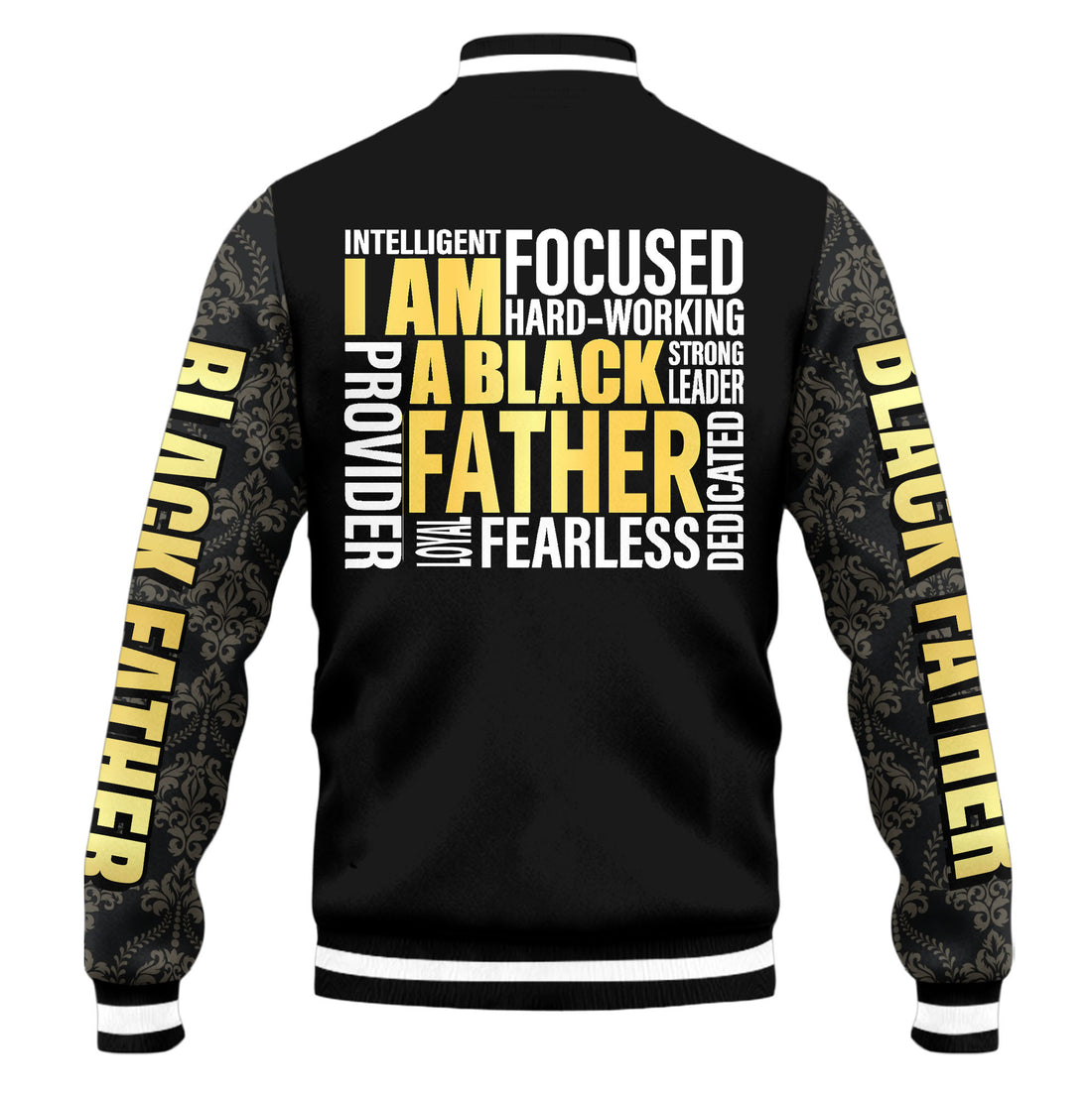 "Black Father" Baseball Jacket